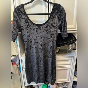 Black Velvet Dress